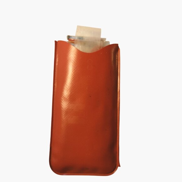 Polka Dot Rain Cover Accordion Folding Red Case Vintage French 1950s Costume - Picture 4 of 4